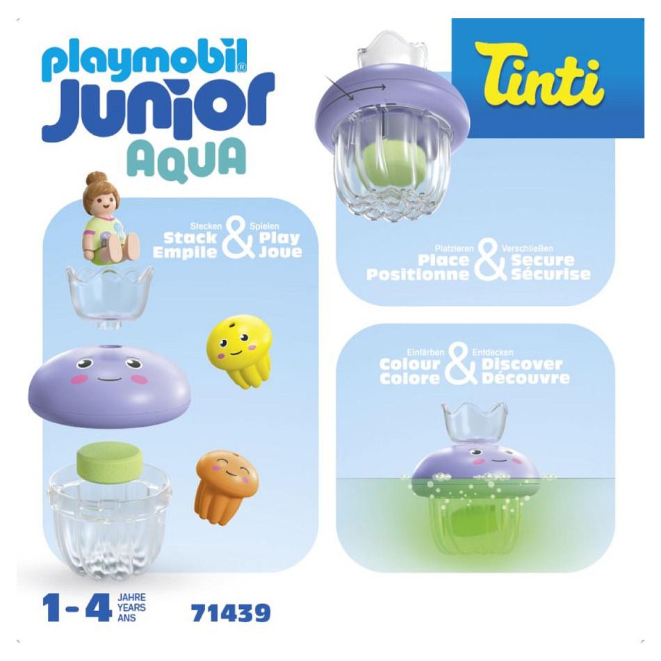 Junior Aqua Y Tinti: Familia De Medusas