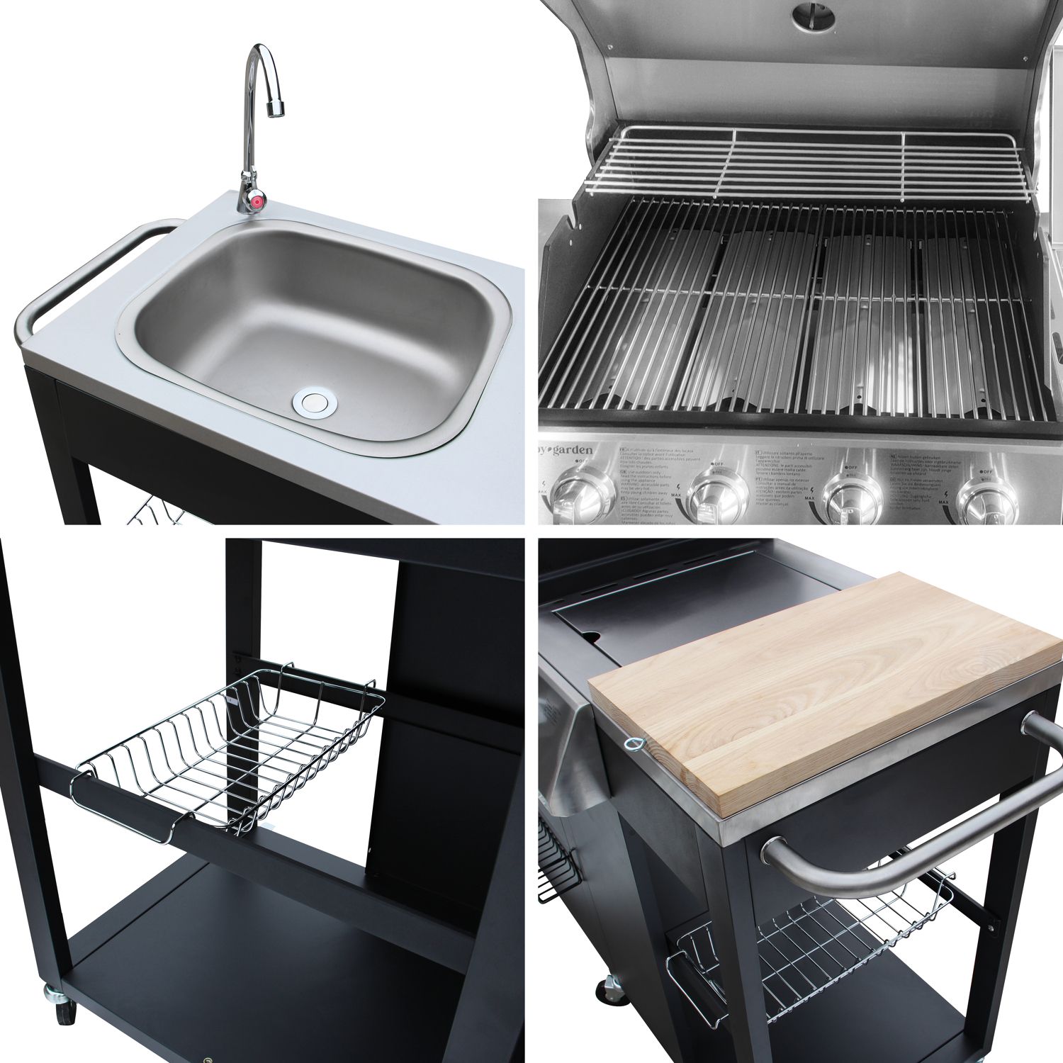 Cocina Exterior Texas - 4+1 Quemadores