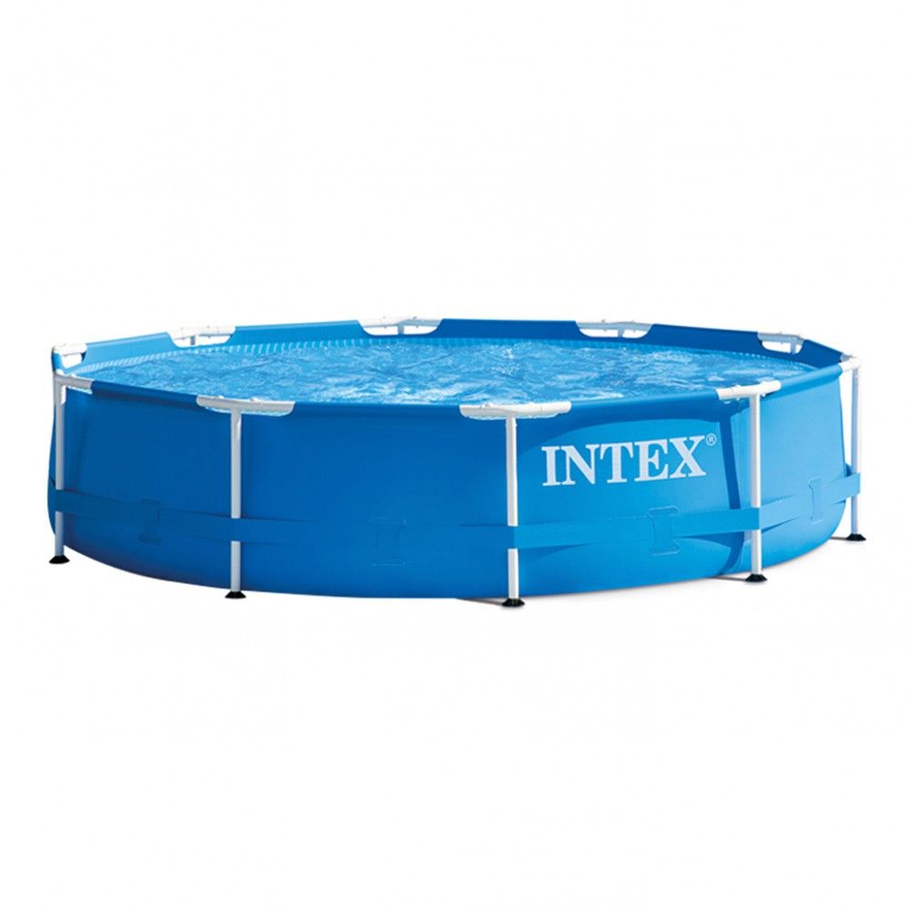 Piscina Desmontable Tubular Circular Pvc 305x76 Cm Azul Intex