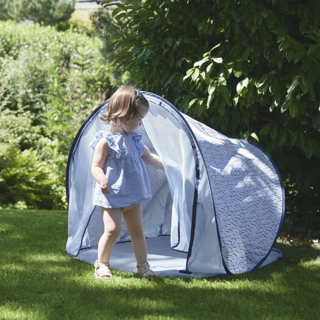 Tienda De Playa Bebés Antirayos Uv Blue Waves Spf50+ Azul Babymoov