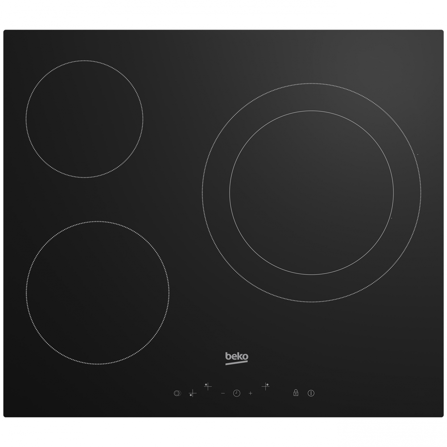 Conjunto de Horno y Placa Vitrocerámica Beko BBSE12122XD