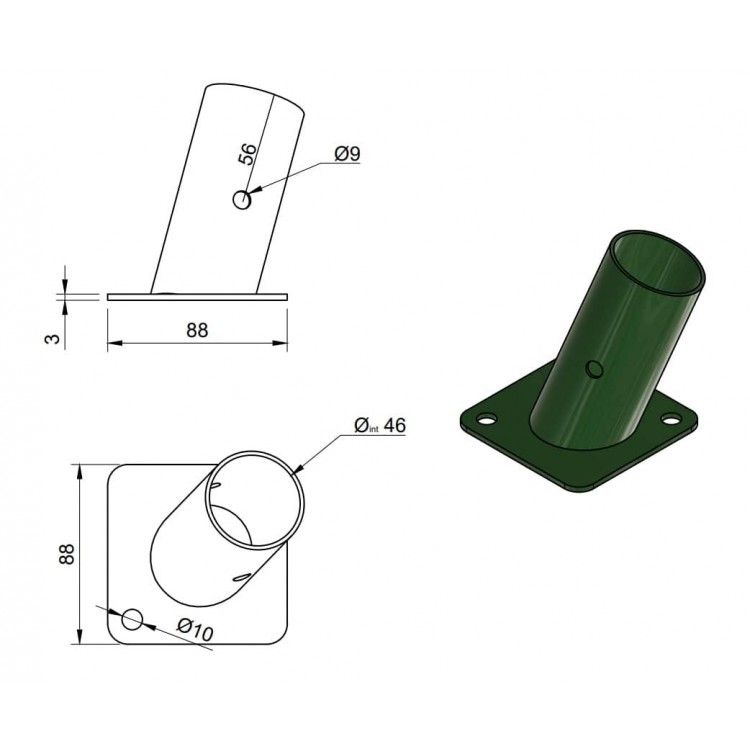 Set De Anclajes Para Columpio Metálicos Masgames