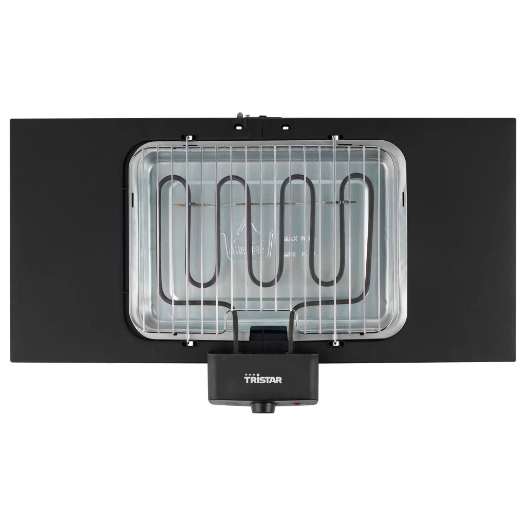 Barbacoa Eléctrica Con Soporte Bq-2870 Negra 2000 W Tristar