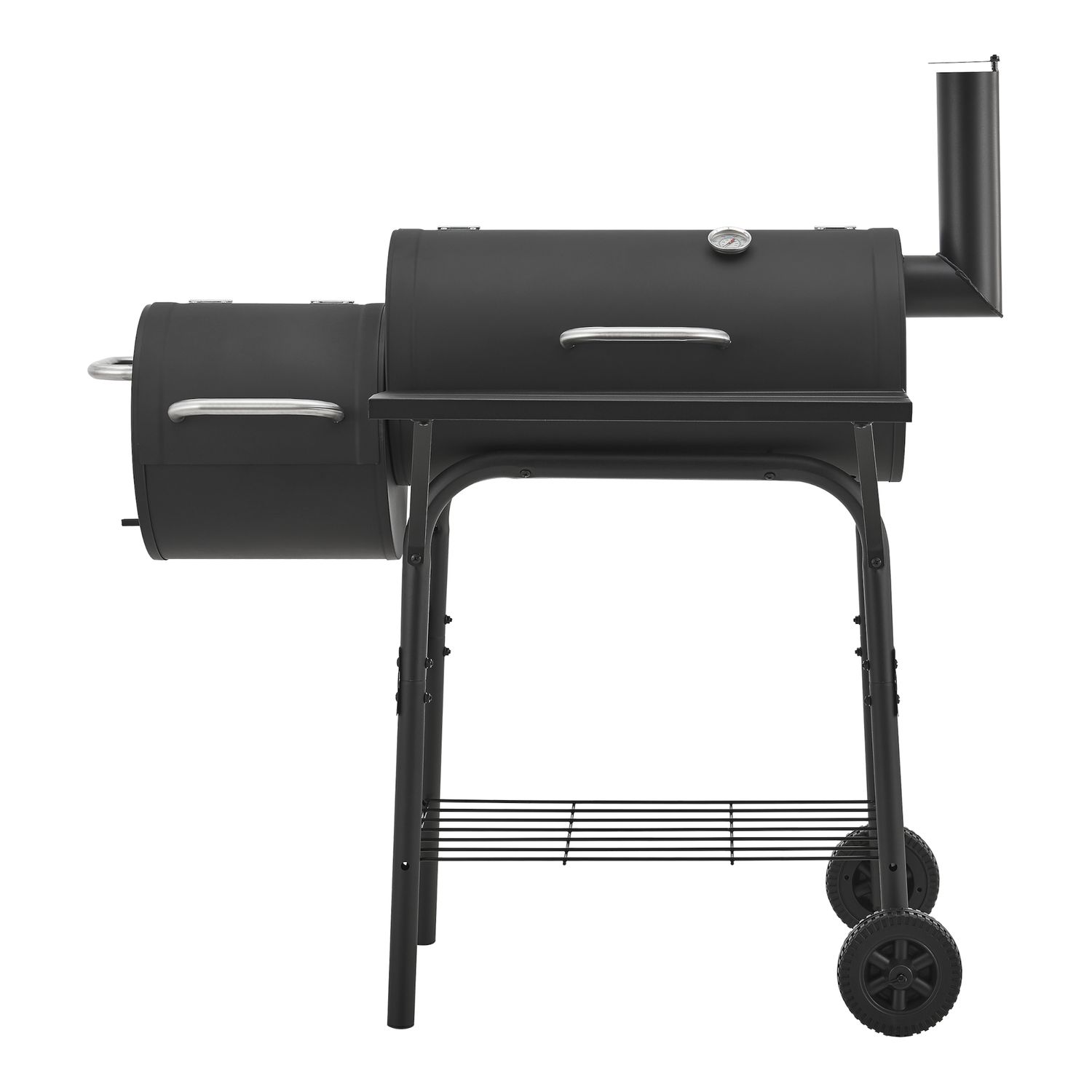 Barbacoa De Carbón Arielli Ahumador 115 X 110 X 64 Cm - Negro [casa.pro]
