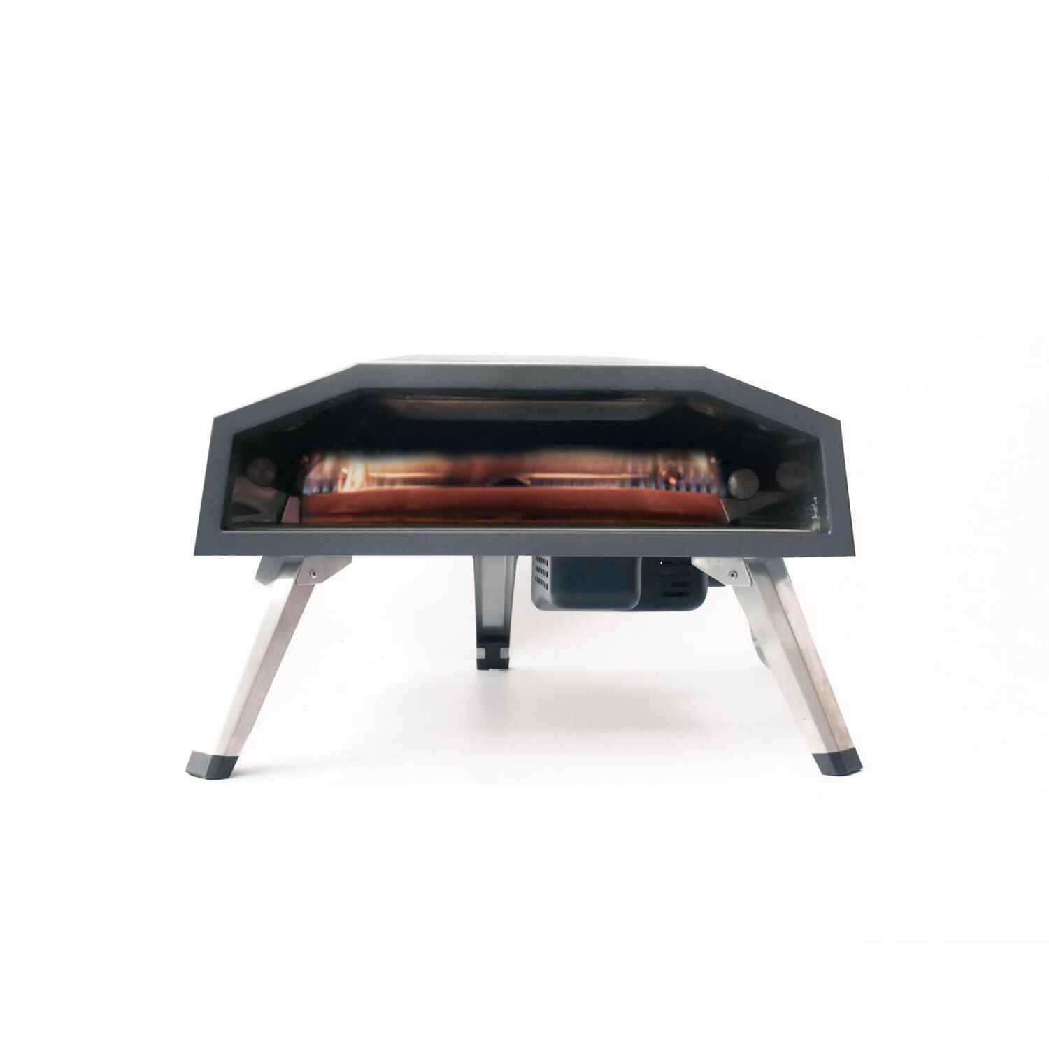 Pizza De Gas Oven - Ovni 16 - Piza Pizza Incluida | Ideal Para La Cocina Al Aire Libre Y Las Vacaciones Al Aire Libre | Compacto Y Portátil | Acero Inoxidable | Trendyflair