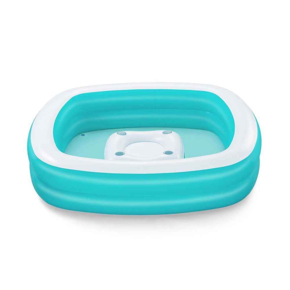 Bestway Piscina Hinchable Con Mesa Flotante 218x218x48 +6 Años Jardin 54446