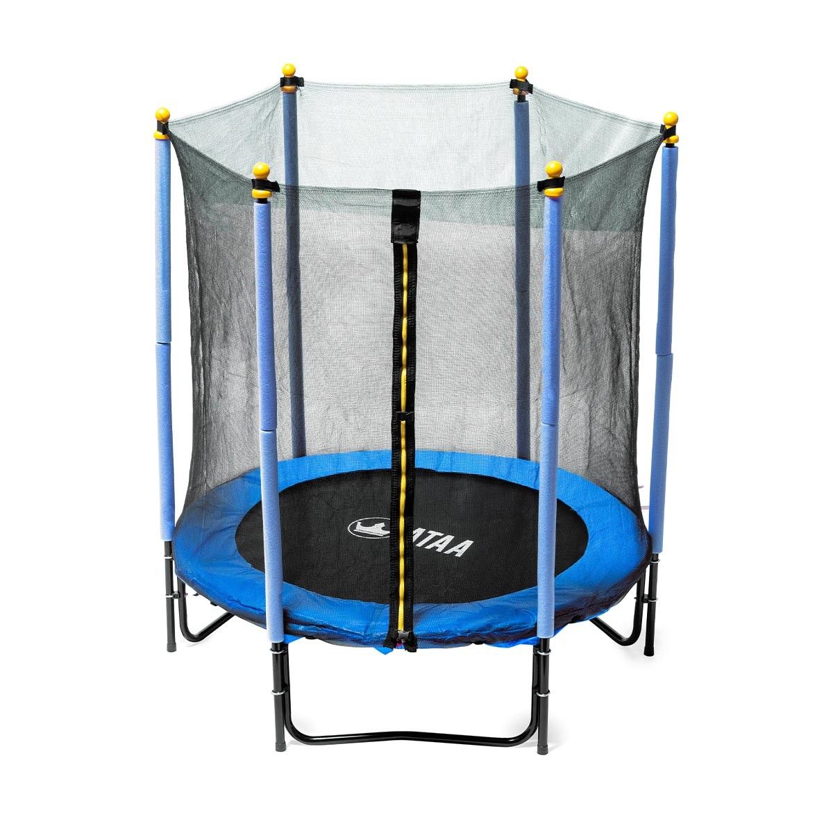 Cama Elástica Infantil 140 Plus Azul - Juegos Y Juguetes Infantiles Para Niños Al Aire Libre