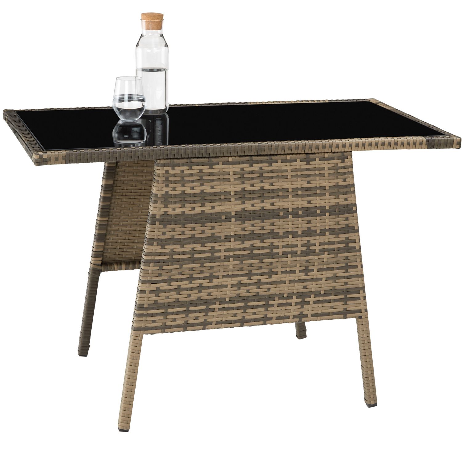 Conjunto De Ratán Lausanne - Natural