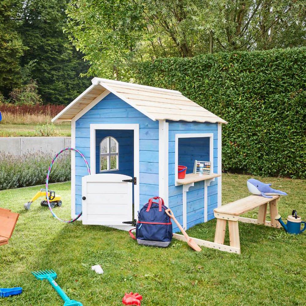 Caseta Jardín Infantil Home Deluxe Der Grosse Palast 118,2  X 138  X 132,5 Cm - Azul