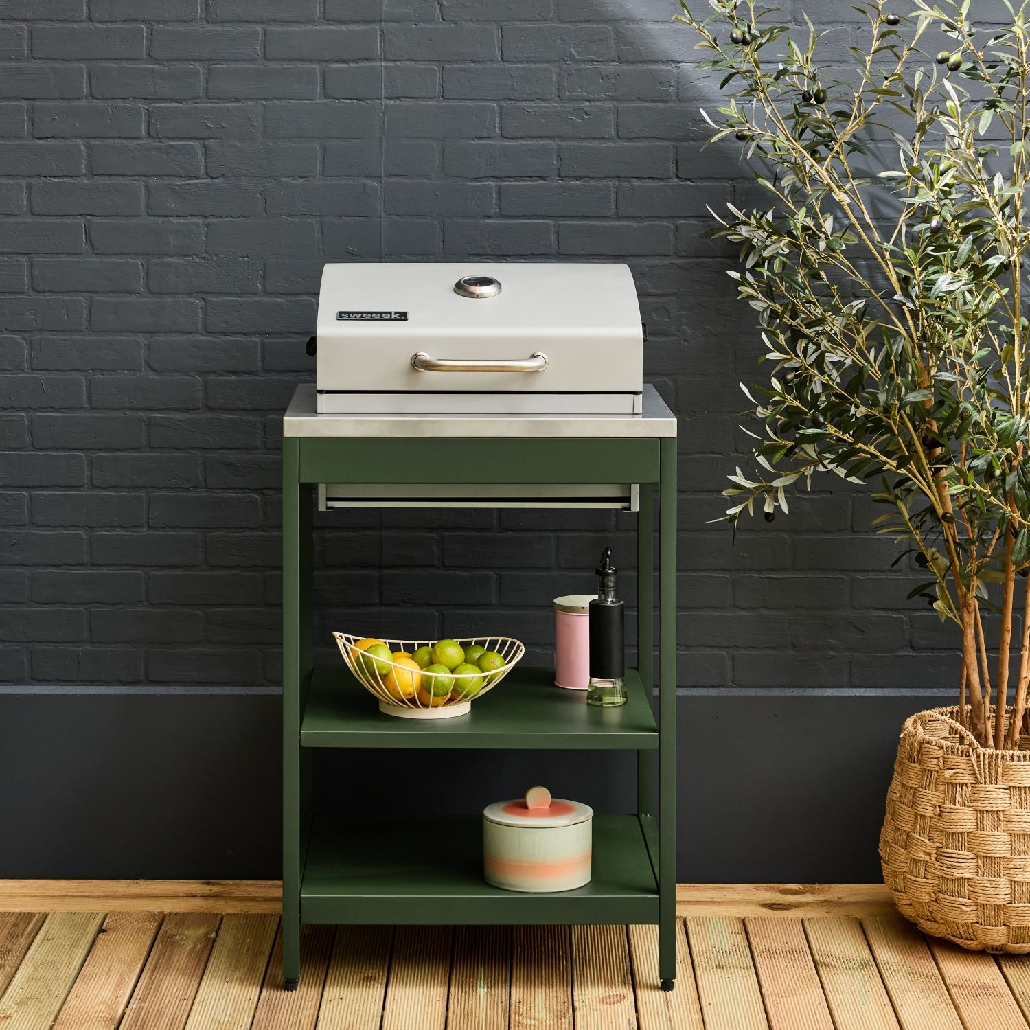 Parrilla De Barbacoa Al Carbón Acero Inoxidable Rejilla Cromada 2