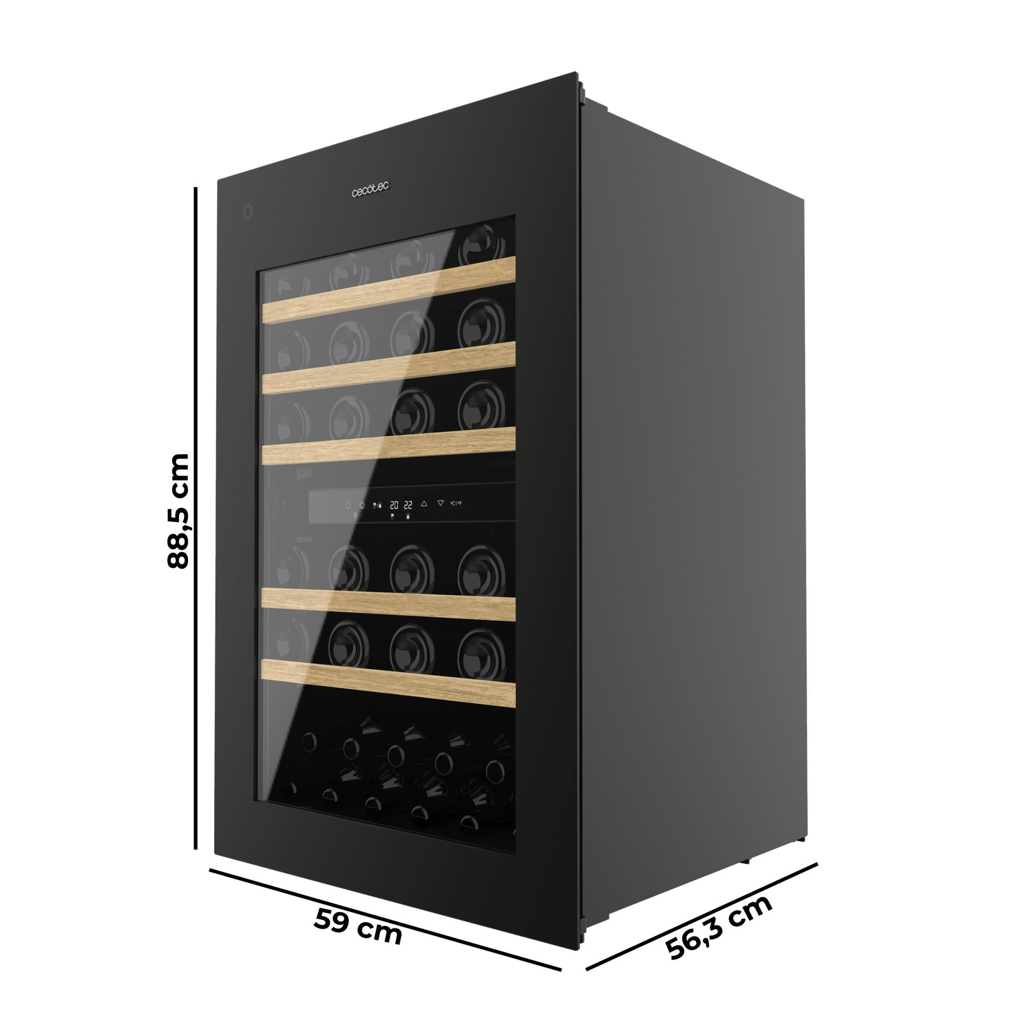 Bolero GrandSommelier Duo 57000 Touch Black Compressor