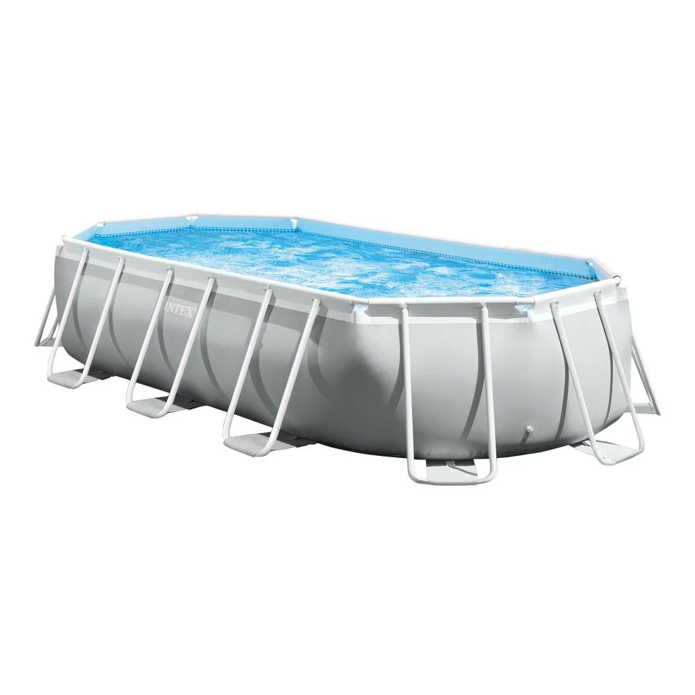 Piscina Desmontable Ovalada Prism Frame Intex 503x274x122 cm con Depuradora