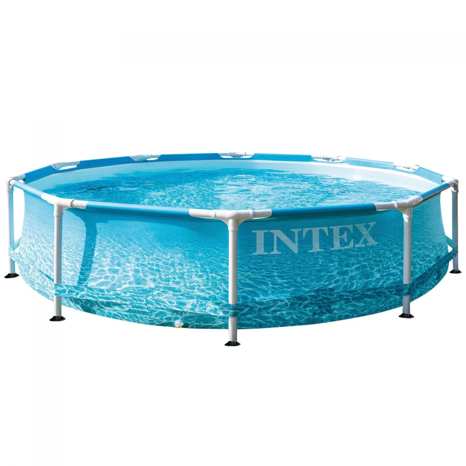 Piscina Redonda Tubular de Metal 305x76 cm Beachside Frame