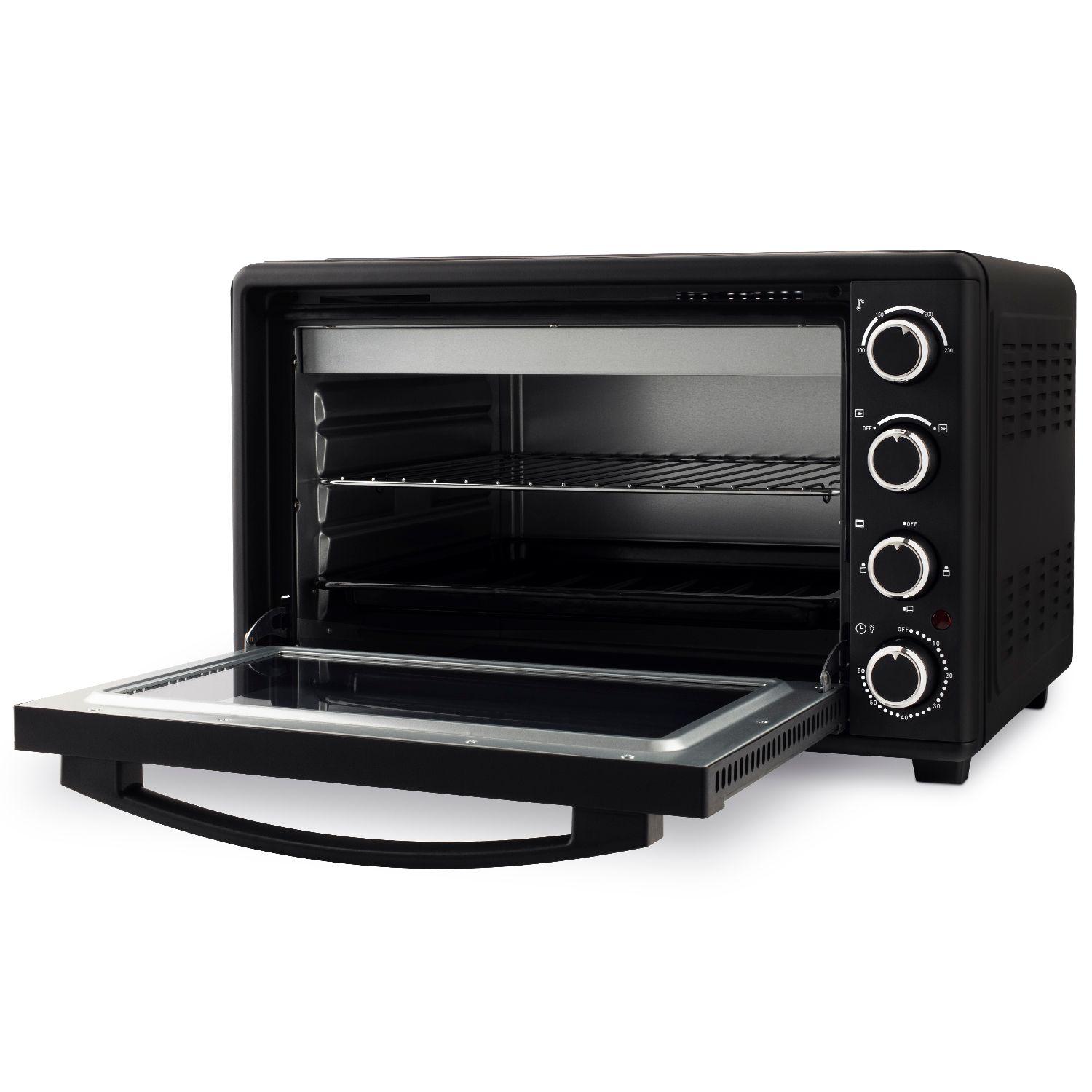 Mini Horno Eléctrico Sobremesa Fo45 H.koenig, 45 Litros, 2000 W,  Hasta 230ºc,  Hasta 60 Mins, Termostato