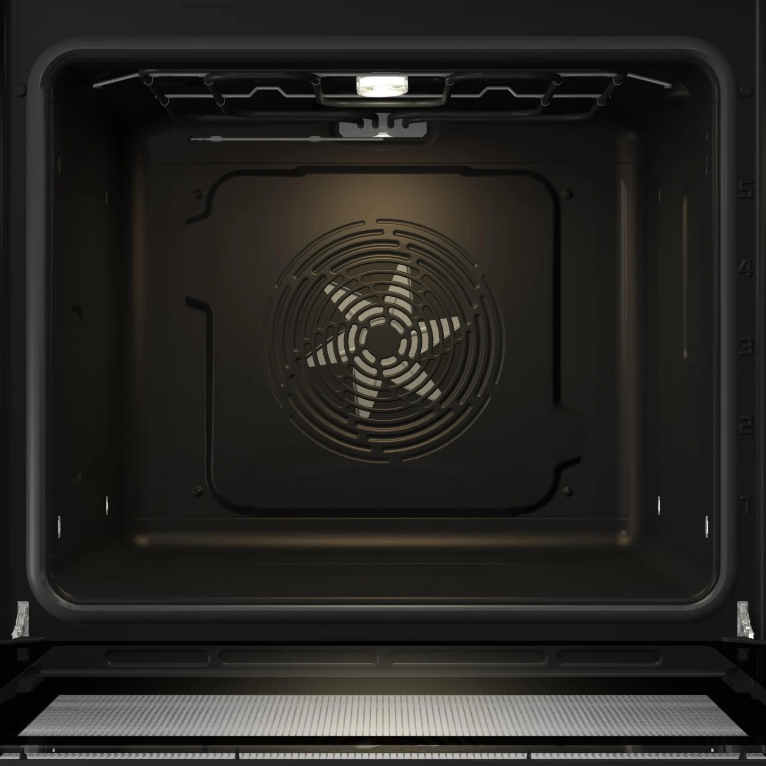 Horno Multifunción Hisense BI62216AX, 2.5 kW, 77 L, Apertura Abatible, 11 Funciones de Cocción, Eficiencia A - Inox