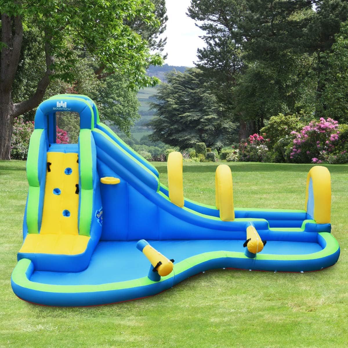 Castillo Hinchable Para Niños Con Tobogán Acuático Costway 478 X 365 X 227 Cm