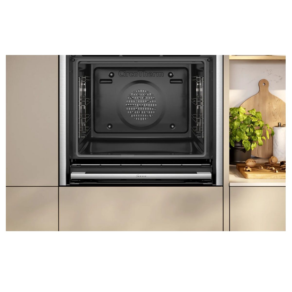 Neff Horno Multifunción Integrado 71l 60cm A+ Pirólisis Negro - B64cs71n0