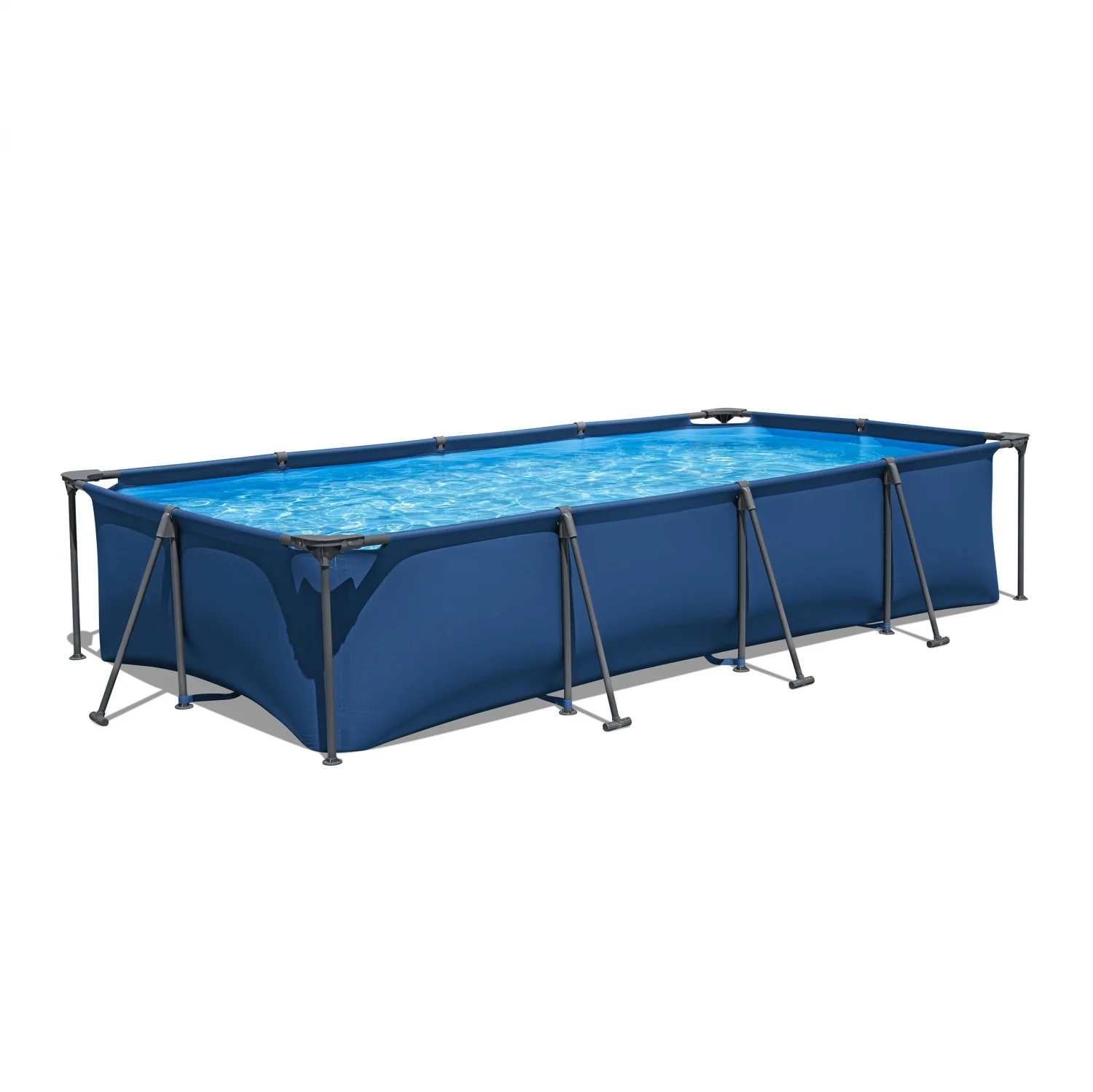 Piscina Rectangular Tubular 400x211x81 cm Puka