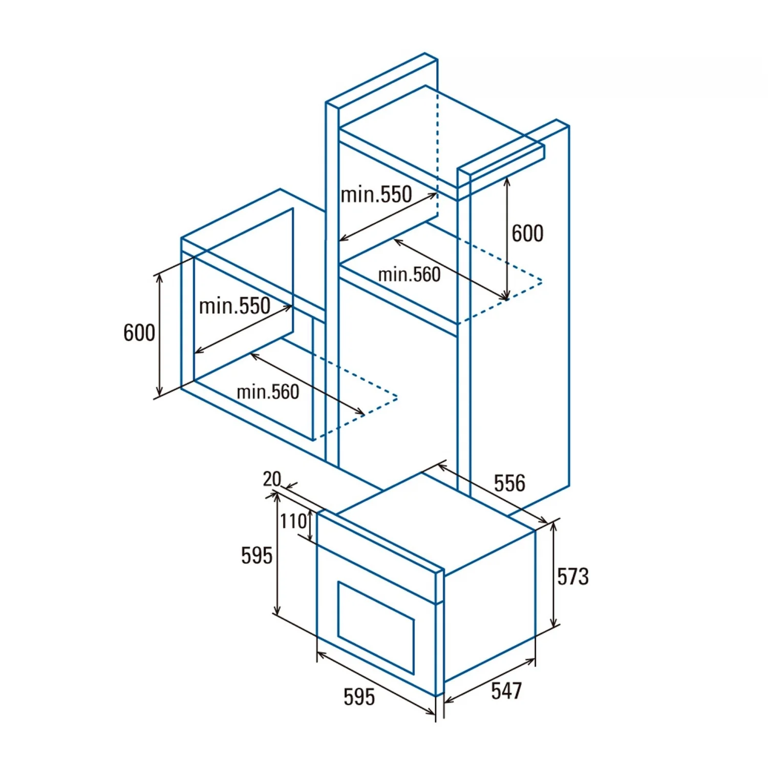 Horno Estático Cata A SES 7004 X