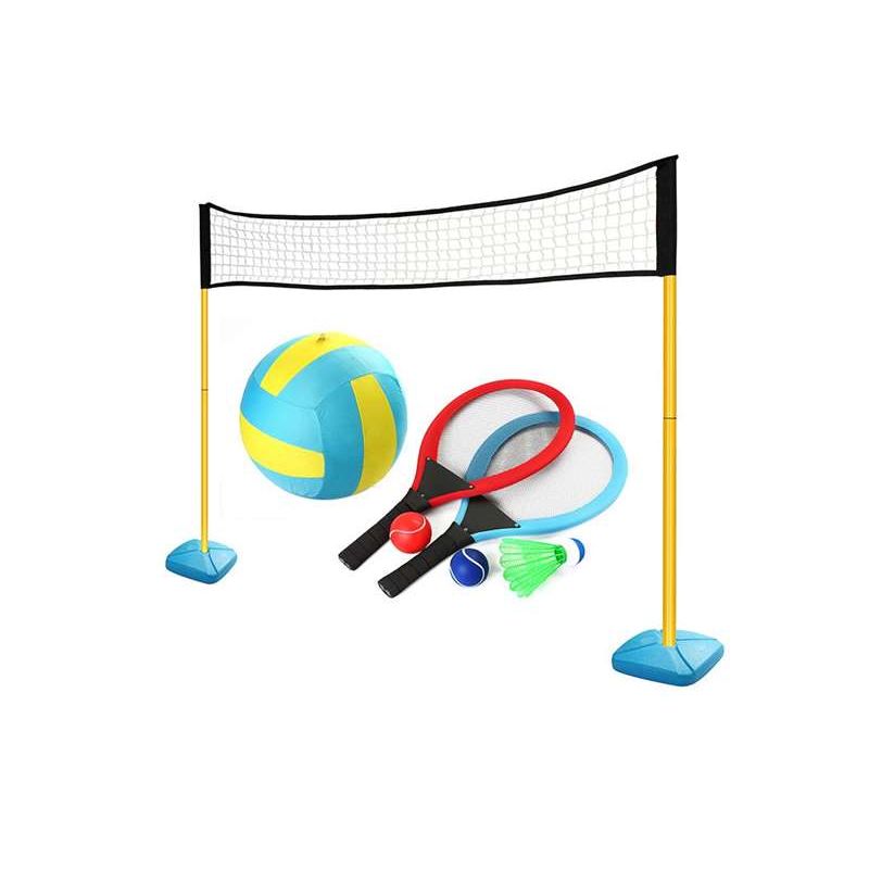 Juego 3 En 1 De Exterior Para Niños Voleibol, Tennis Y Bádminton (ociotrends - 4792)