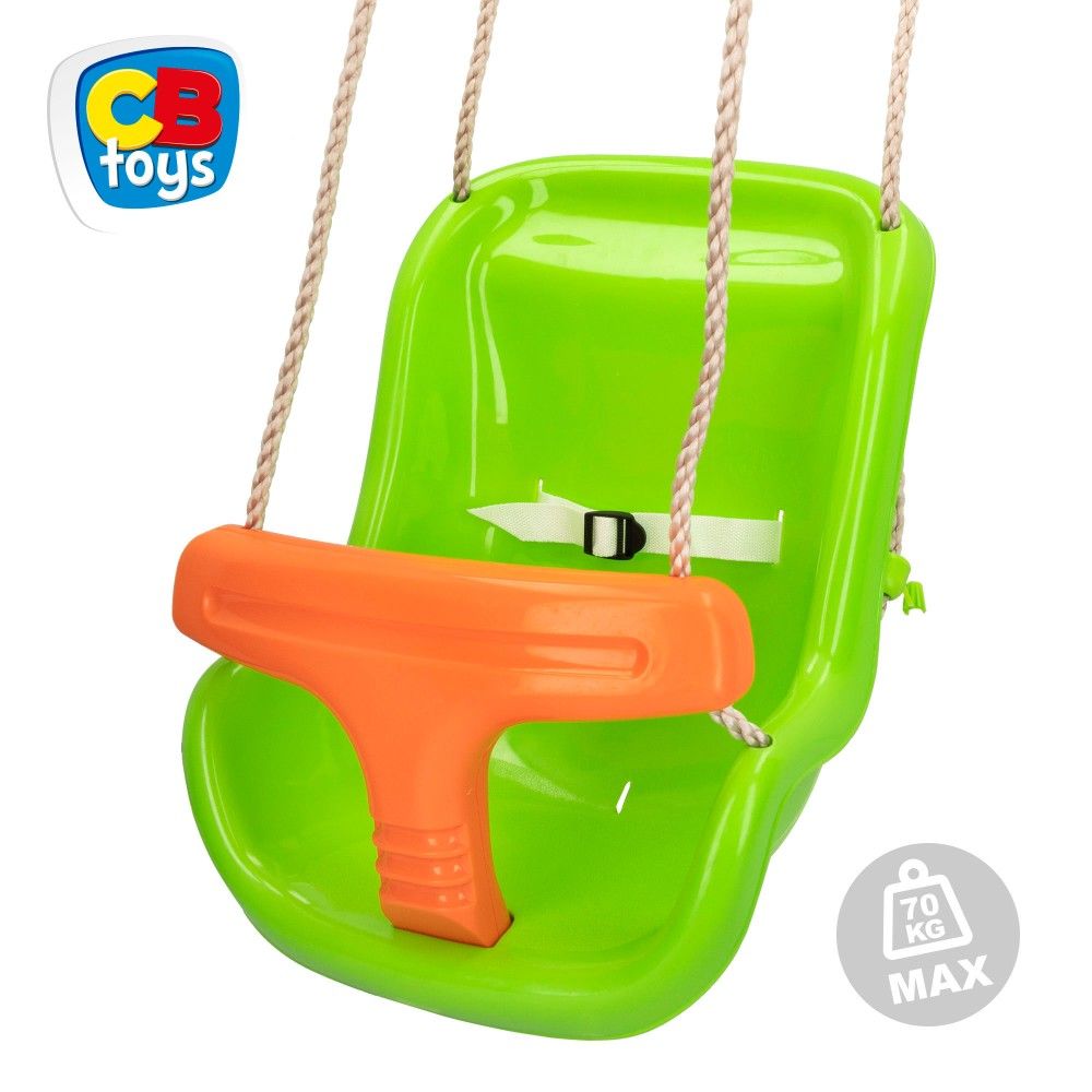 Asiento Columpio Infantil C/cinturón Y Altura Ajustable Cb Toys