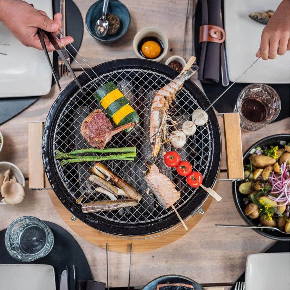 Parrilla De Mesa Tradicional Japonesa Aburi