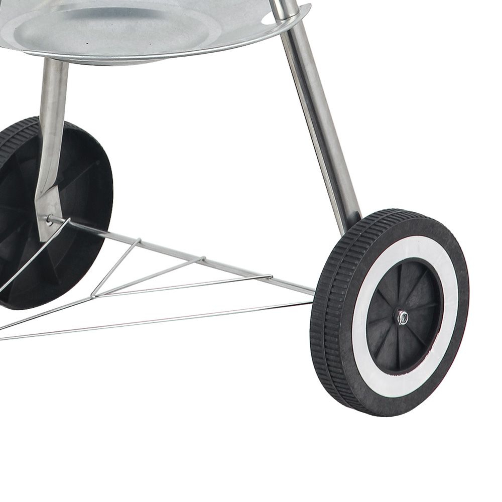 Barbacoa De Carbón Lolahome Con Parrilla De Acero, 74x45x41cm, Negra