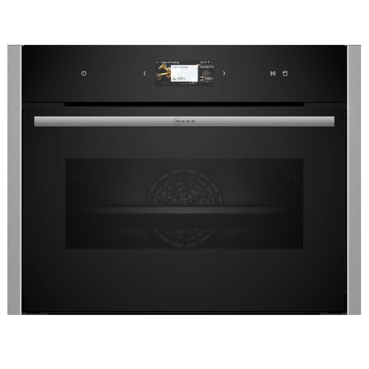 Neff Horno Combinado De Vapor Integrado 47l 60cm A+ Ecoclean Negro - C24fs31n0