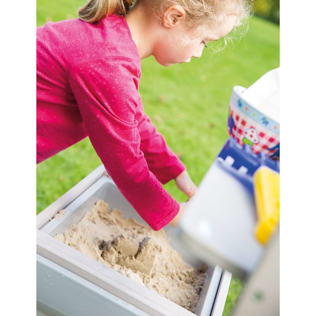 Mesa De Juegos Para Jardín Gris 89,5x35x88,5 Cm Roba