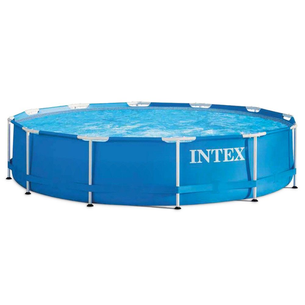 Piscina Desmontable Tubular Circular Pvc 366x76 Cm Azul Intex