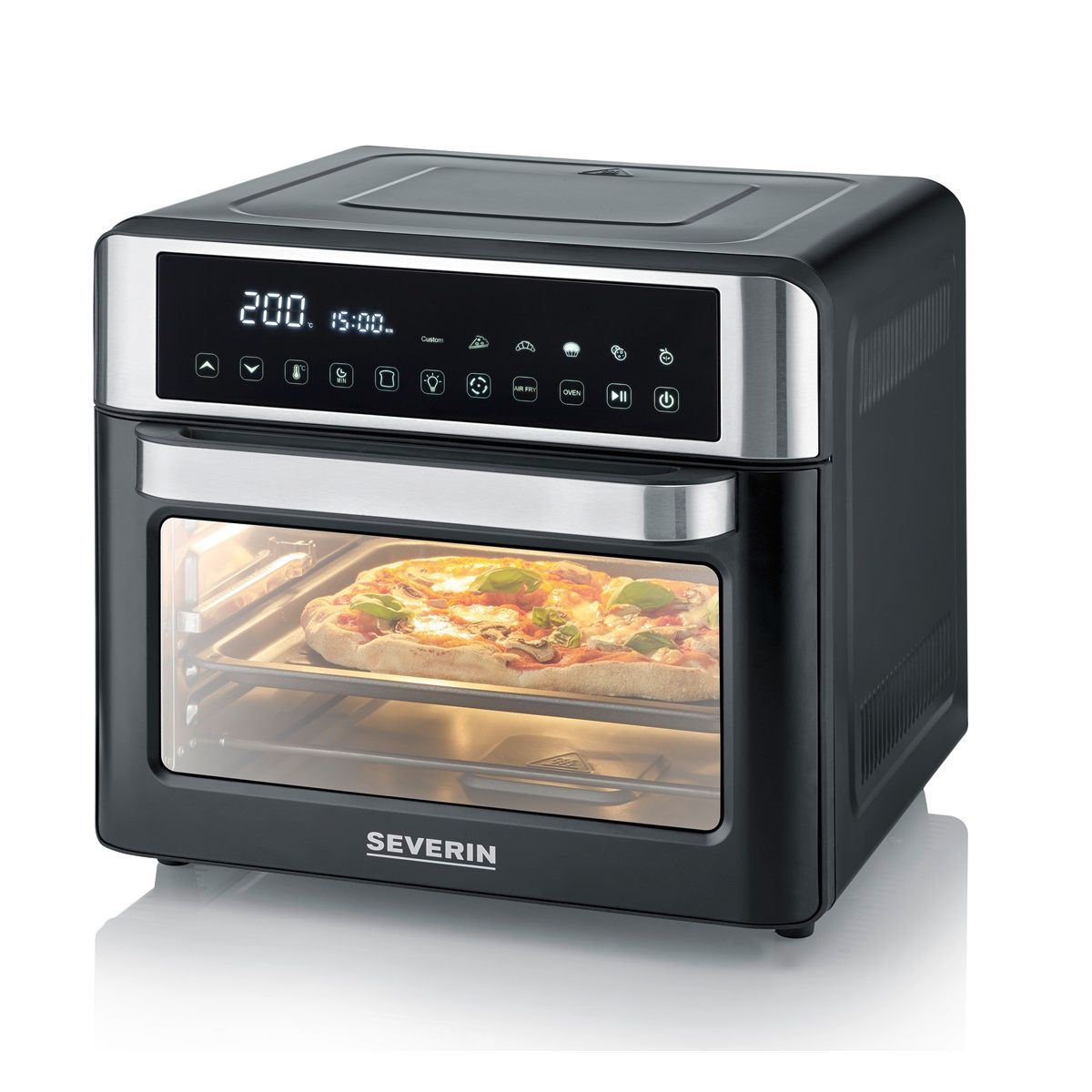 Severin - Horno Tostador Bake And Fry 2200 W  25 L To 2077 Negro