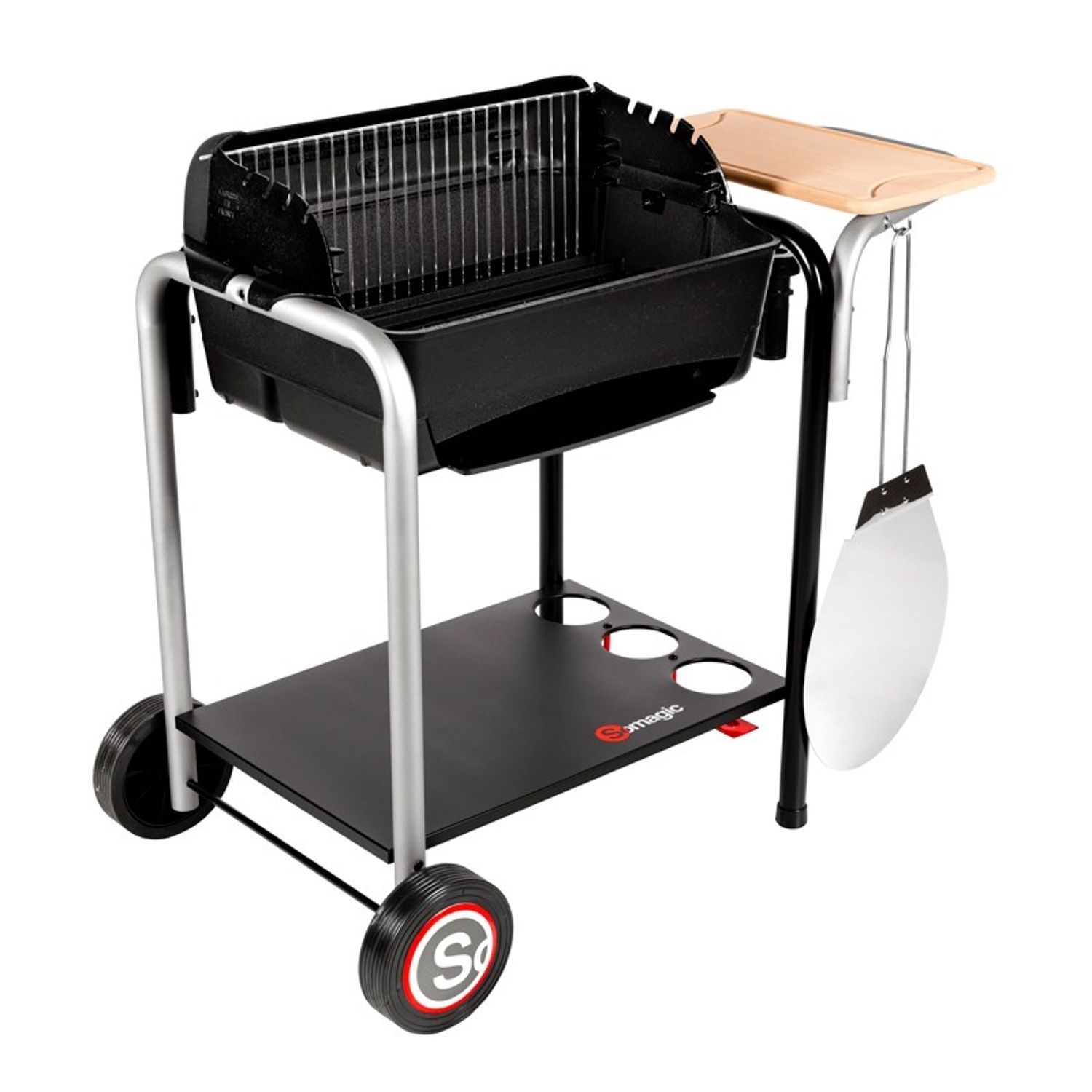 Barbacoa De Carbón Roma Con Cocción De Pizza