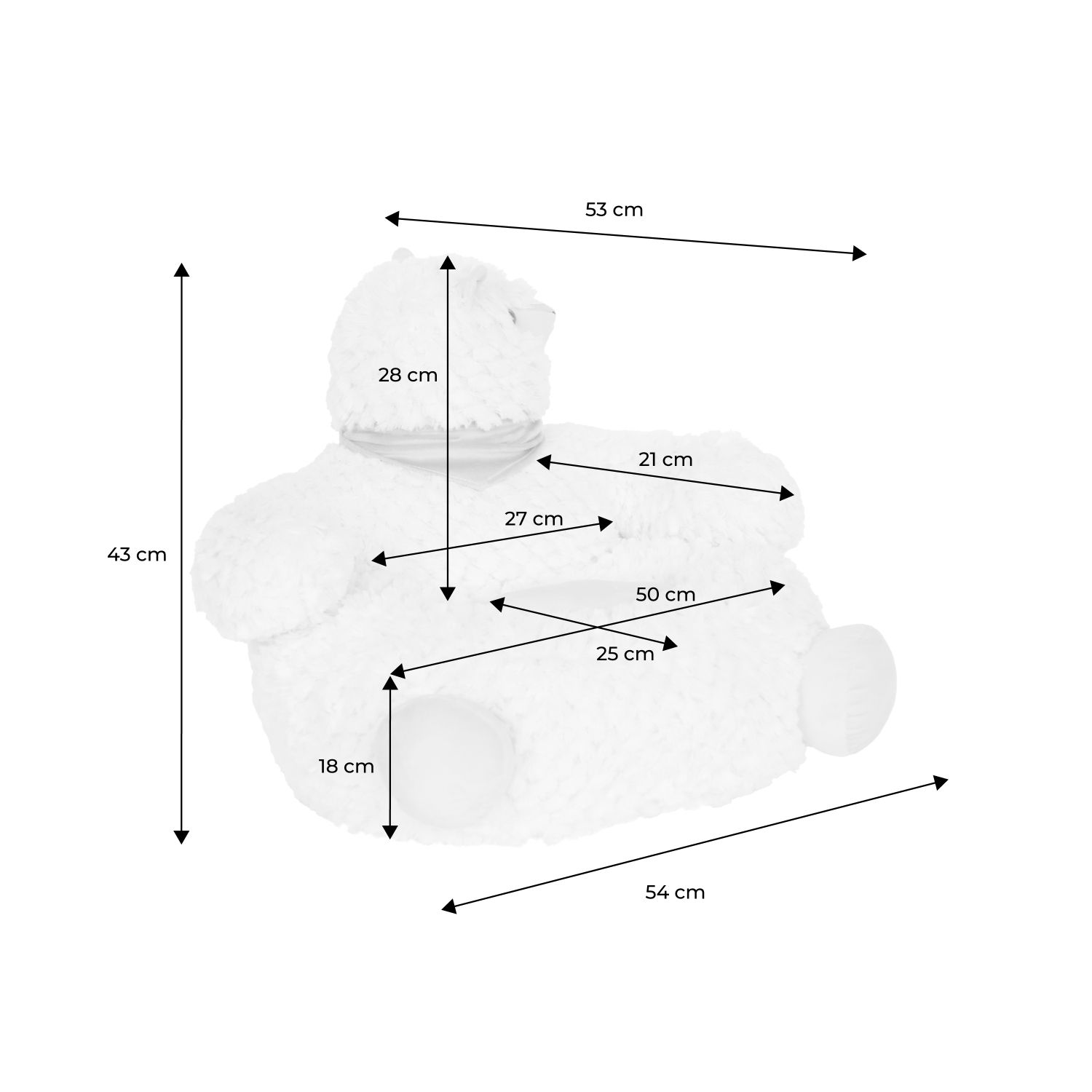 Sillón Llama Para Niños, Blanco