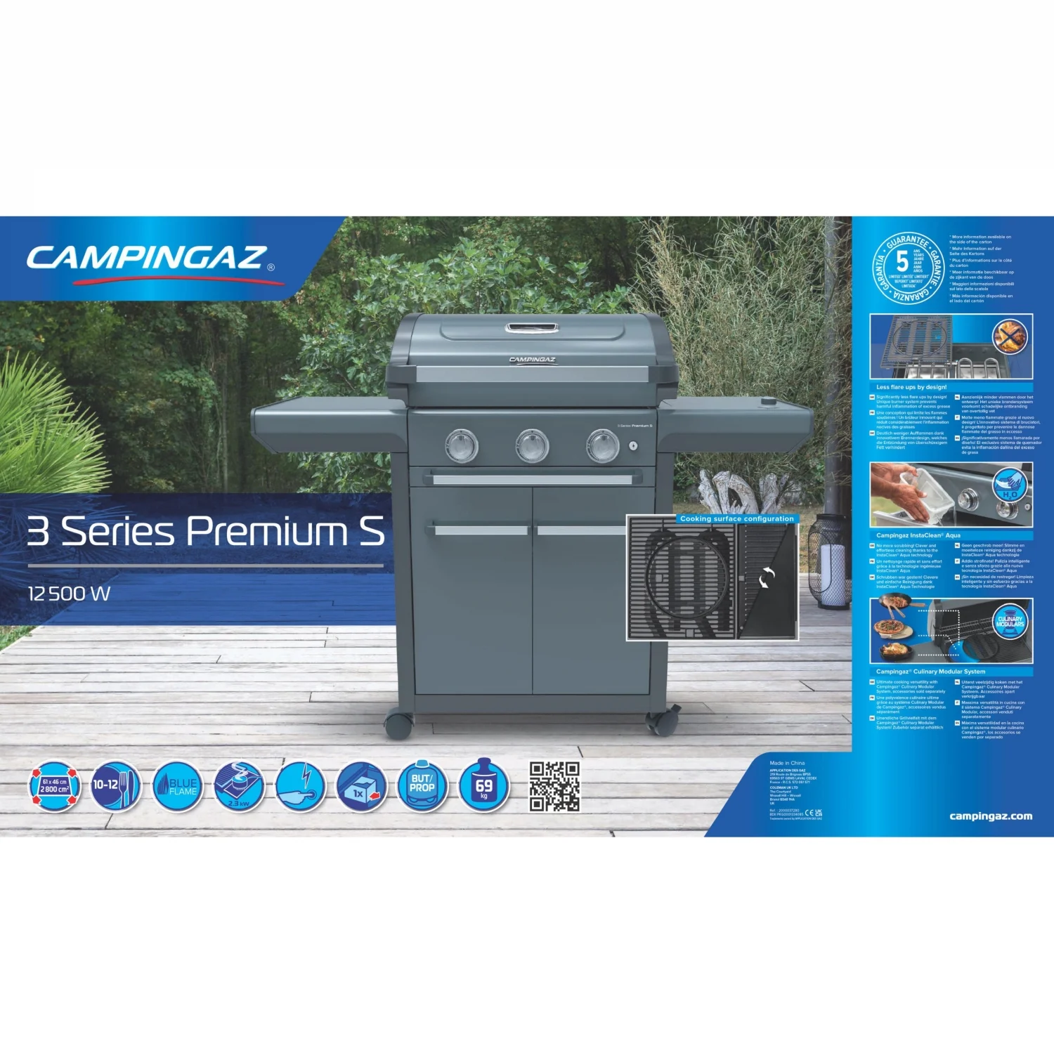 Barbacoa Campingaz 3 Serie Premium S