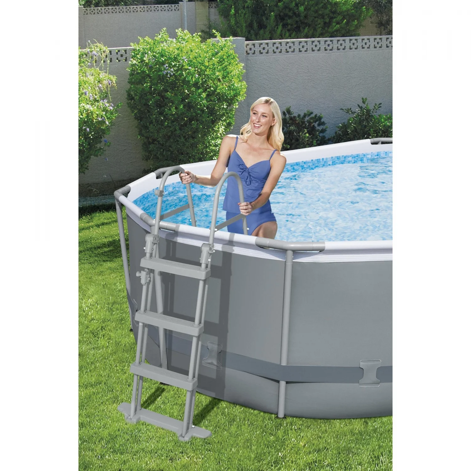 Piscina Tubular Oval 427x250x100 cm