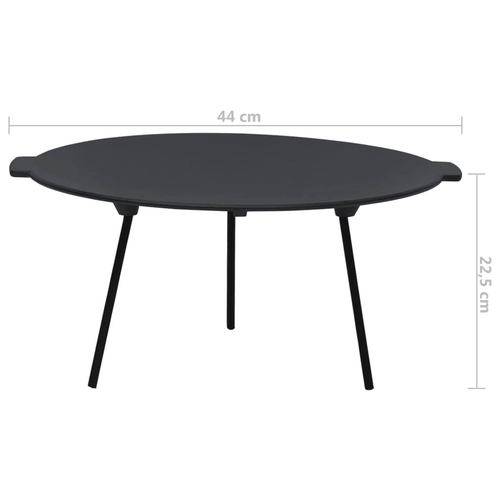 Placa De Parrilla De Hierro Fundido Ø44 Cm Vidaxl