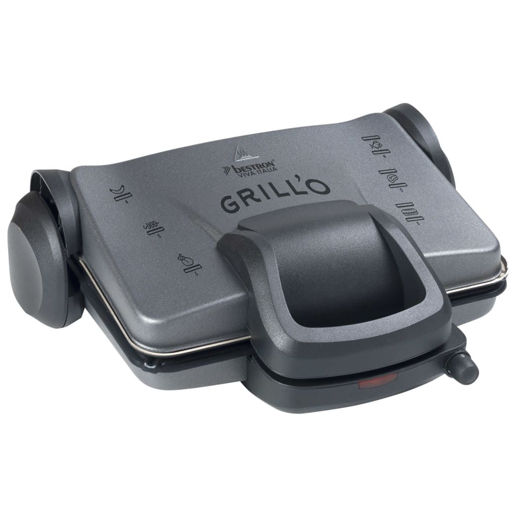 Grill De Contacto Viva Italia Acg380 1800 W Gris 31x22 Cm Bestron
