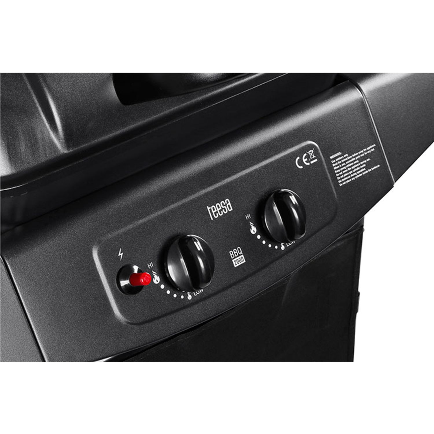 Barbacoa De Gas Con 2 Quemadores