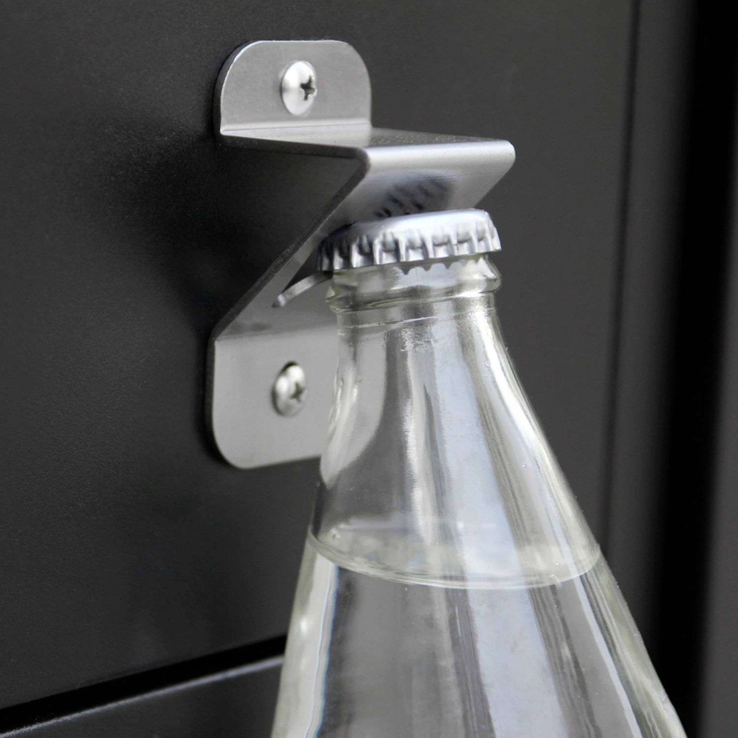 Mueble Fregadero De 2 Puertas Para Cocina Exterior Negro Oviala