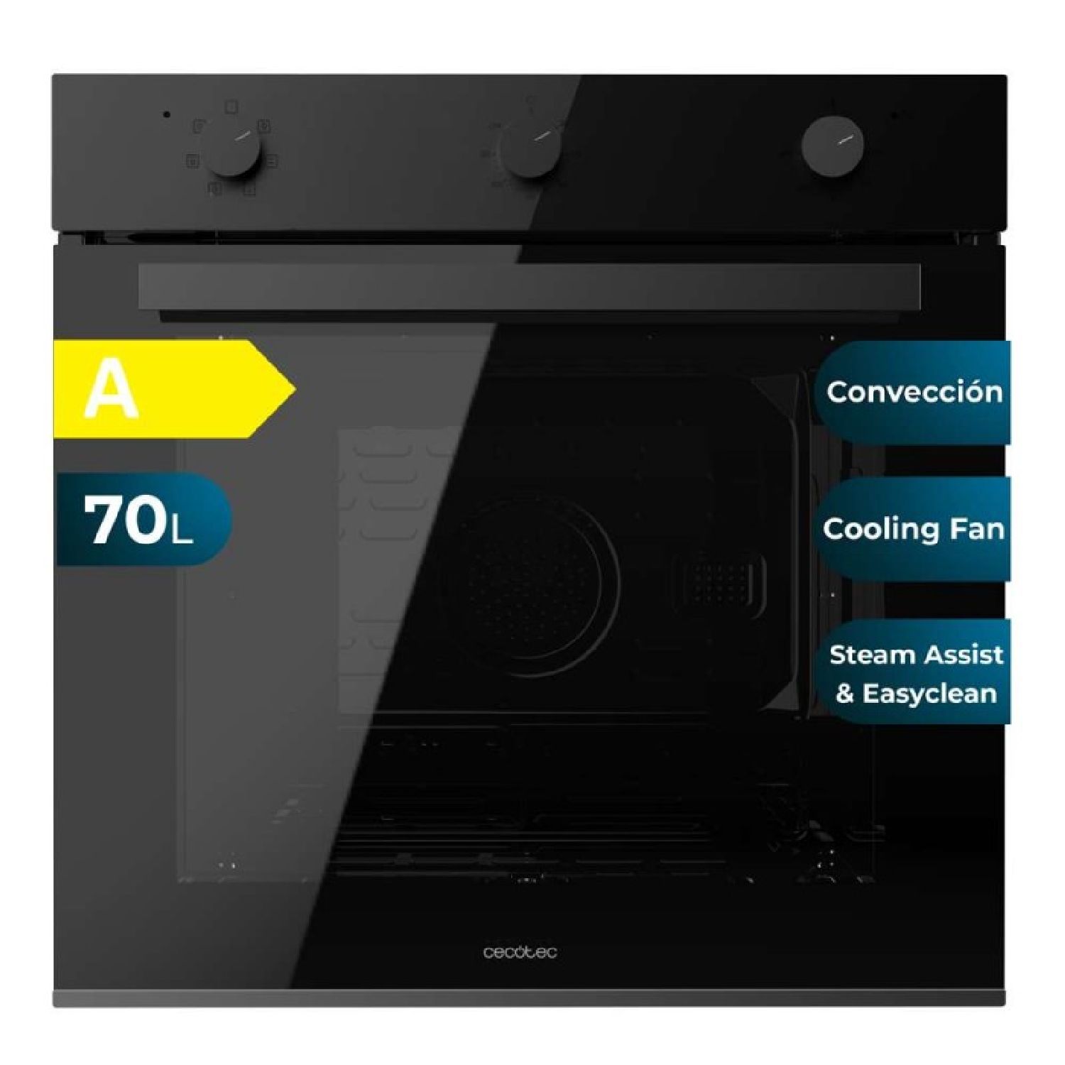 Cecotec Horno Multifunción Bolero Hexa M236000 Dark Inox Time A
