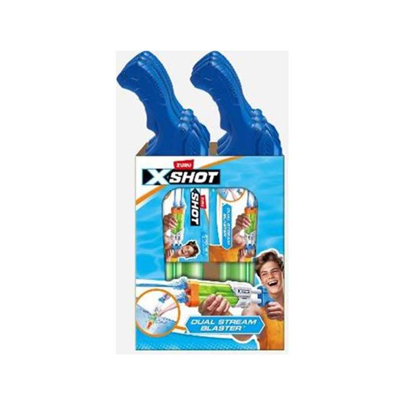 Pistola De Agua X-shot Small Quad Stream Blaster Con Dos Cañones 13'2x40'2x5'3cm - Modelos Surtidos