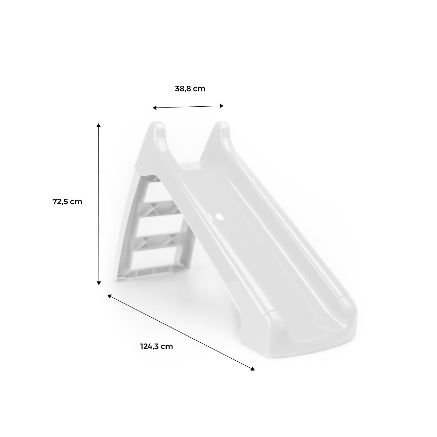 Pequeño Tobogán Con Toma De Agua Naranja Y Verde 120 Cm – Tobogán