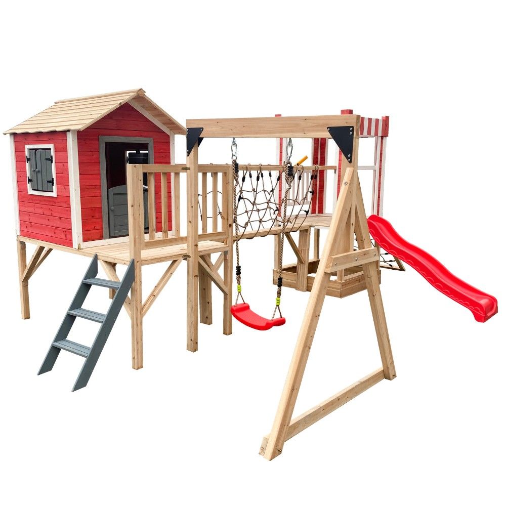 Parque De Juegos Home Deluxe Wunderland 340  X 555  X 215 Cm - Naturaleza