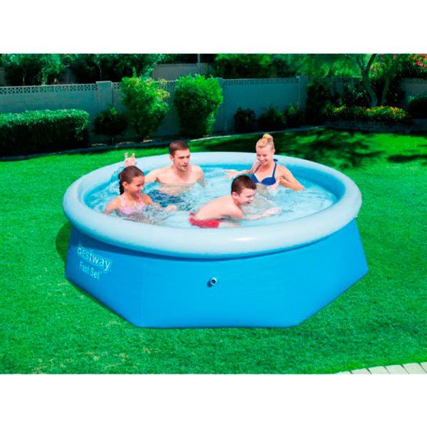 Piscina Circular Bestway Hinchable 2300l Ø244x66 Cm