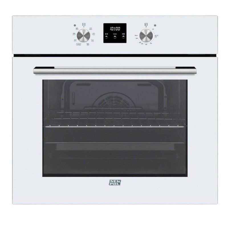 Horno New Pol Nwhmc65w Cristal Blanco Vap Clean