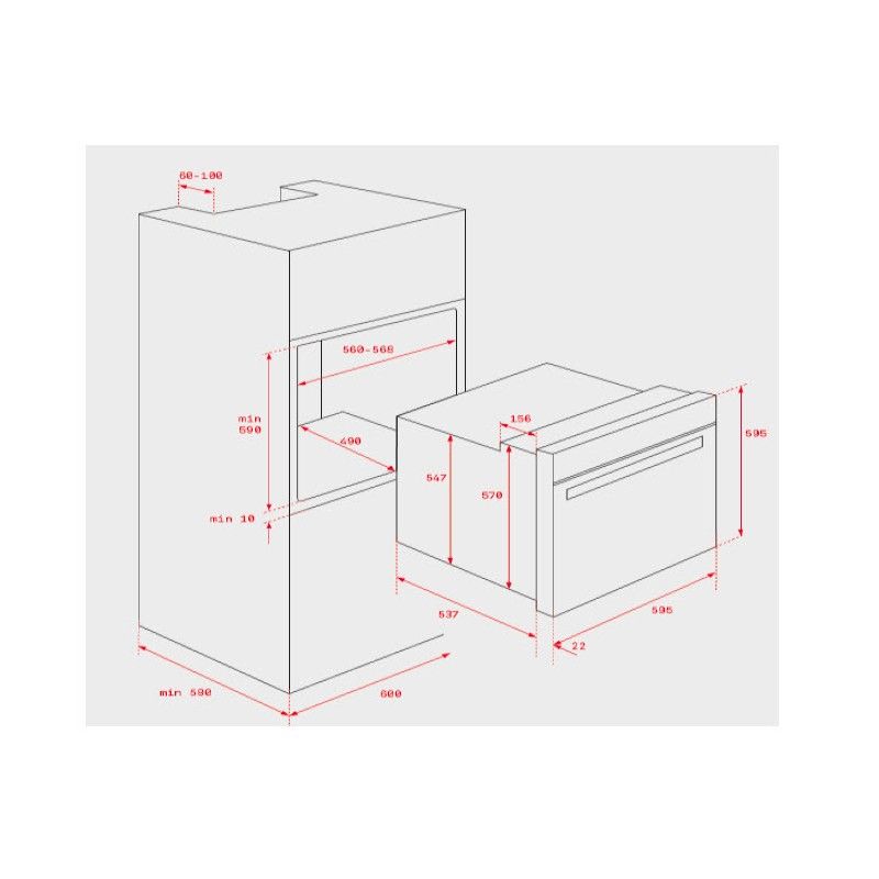 Horno Multifunción Teka Hlb830ss 70 L Hydroclean Touch Control 2615w
