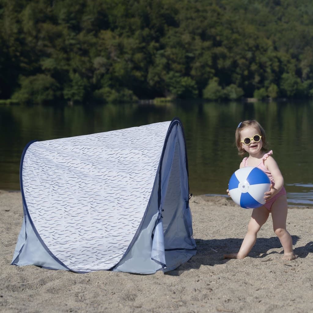 Tienda De Playa Bebés Antirayos Uv Blue Waves Spf50+ Azul Babymoov