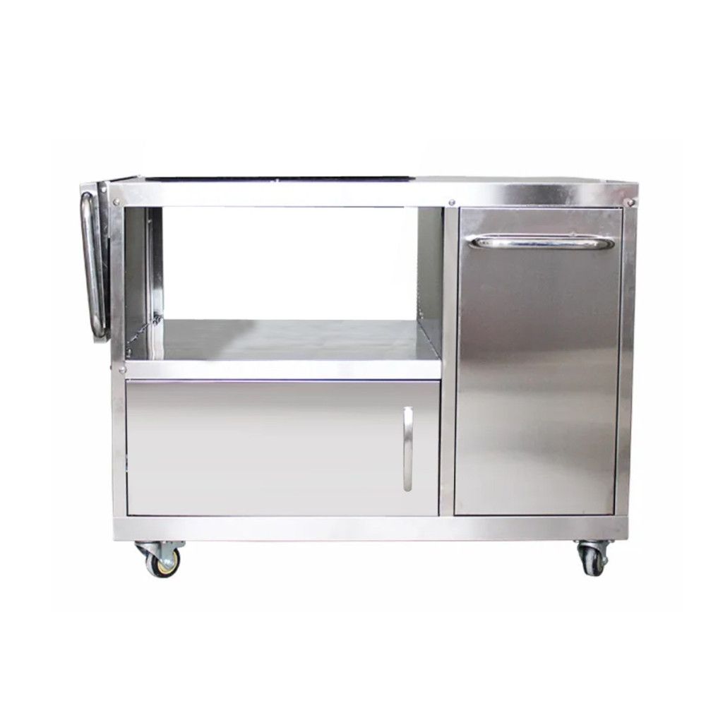 Kamado Con Mueble Inox