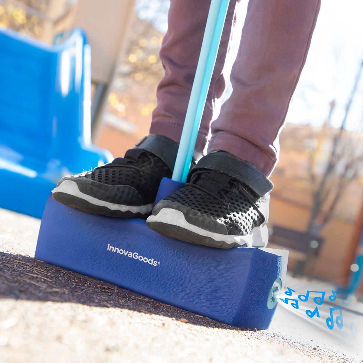 Pogo Saltarín De Goma Tpe 55 X 24 X 11 Cm - Innovagoods. Azul