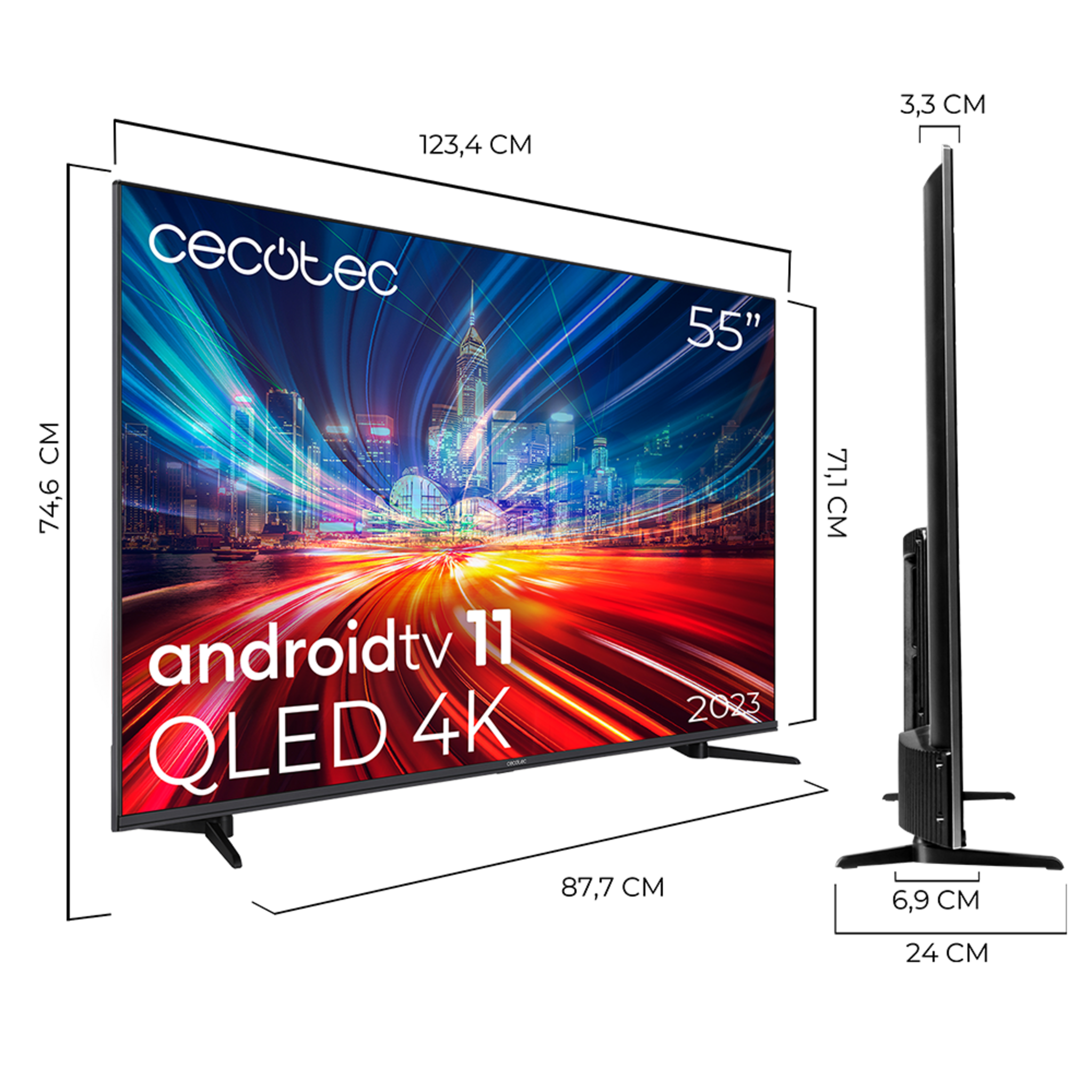 TV Cecotec V1+ series VQU11055M+